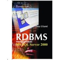 RDBMS Menggunakan MS SQL Server 2000